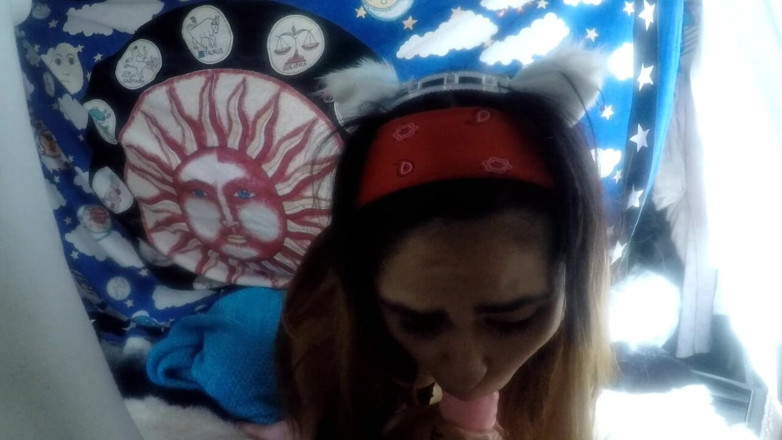 lilRavenFox: My First JOI - Blowjob Creampie