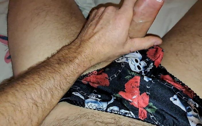 Satinv: Milking My Cock in My Stin Thong