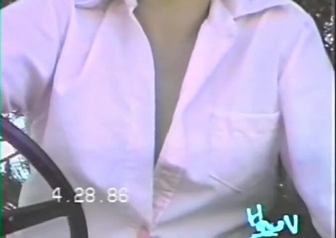 Homegrown Wives: Vintage flashing and smoking from mature slut