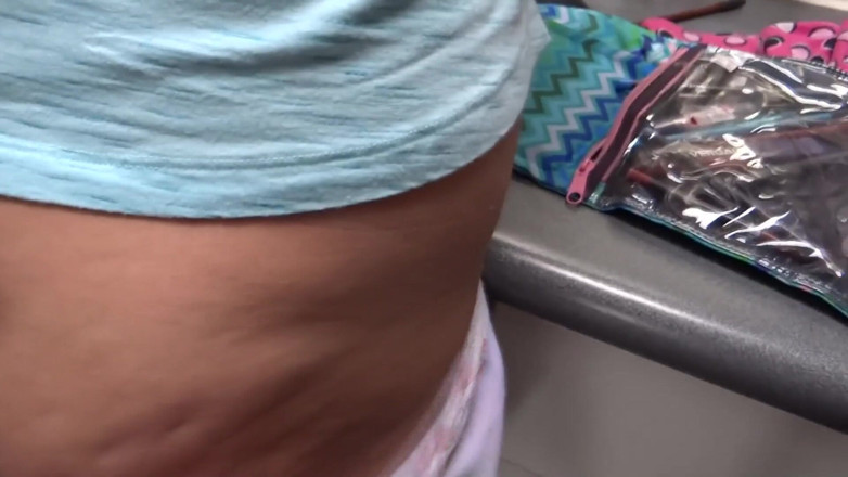 Ardientes69: My wife's stepsister shows off, urinates, masturbates and I cum...