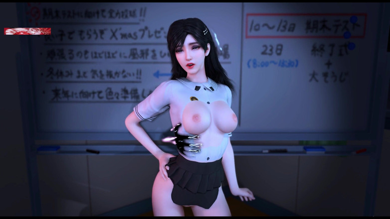 X Hentai: 3D Curves Glow: Booty Girl Unchained - 3D Animation Hentai