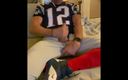 JockDad87: Jockdad87 Shoots a Load of Cum in His Football Gear