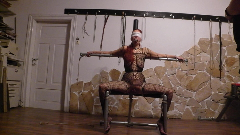 Only Production: Slave Chair Part 1/5: I Bind My Slave on Her New...