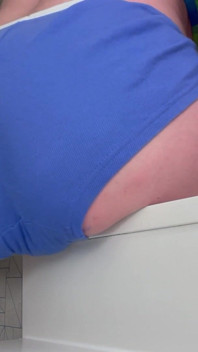 Humping Bathroom Counter in Hotel