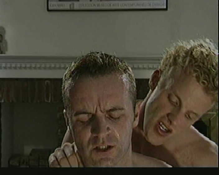 90s Gay VIntage Rough: Dva sexy chlapi si vyměňují hluboké kouření # 3