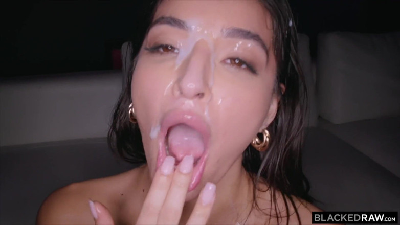 Blackedraw: Blackedraw BBC-thirsty Emily Willis Takes on 2 Huge Cocks