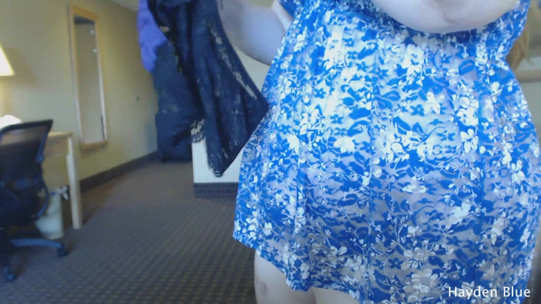 Hayden Blue: Showing off my big ass in new panties &amp; booty shaking