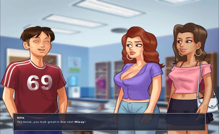 Hentai World: Summertime Saga - College Shower