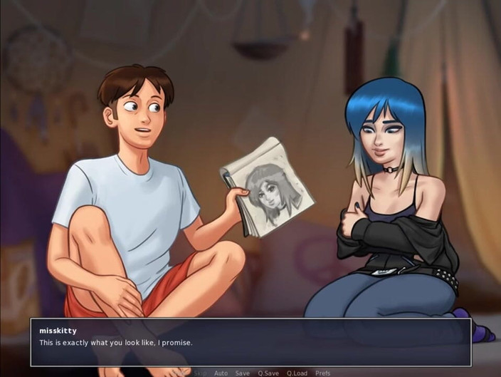 Miss Kitty 2K: Summertimesaga Eve Futa! (Elección de bulto)-parte 89