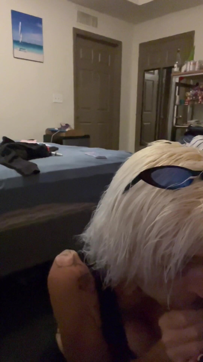 Mistress Stephs Dungeon: 我会得到一张满是精液的脸吗？还是我边缘他？