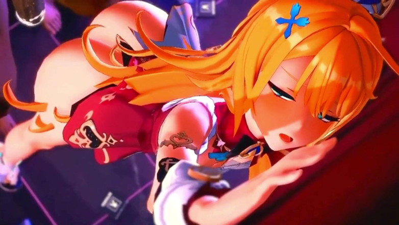 NSFWOtaku: Genshin Impact - Escoffier Hardcore Moaning Creampie Squirt Fuck - 3D Hentai Animations