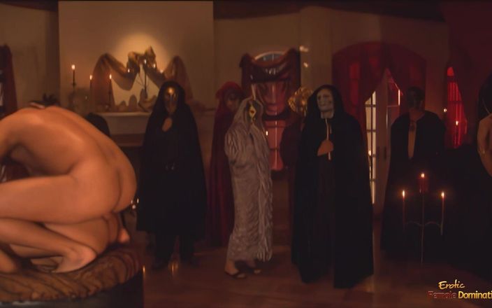 Erotic Female Domination: Cultists Perform a Ritual with Pussy Eating and Hardcore Dick...
