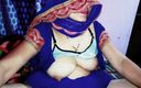 Sexy gunjan: Ano novo especial bhabhi usar novo sari azul e pronto...