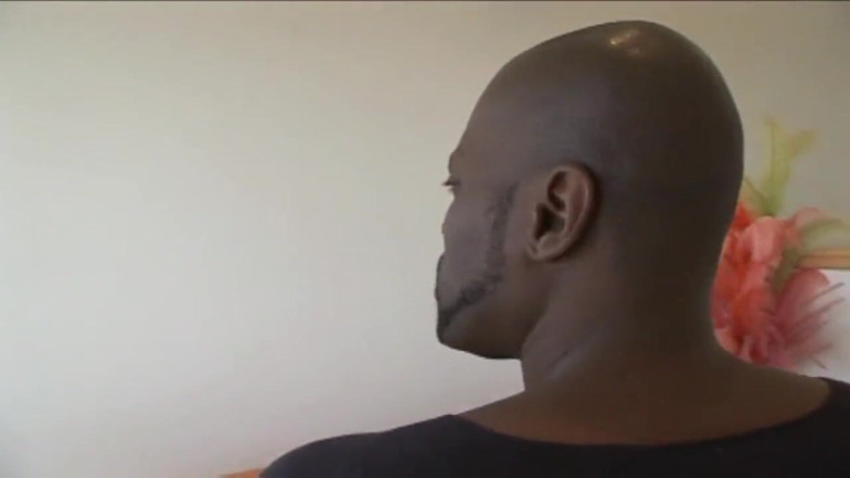 Black Sinner: A giant big black cock in the ass of a...