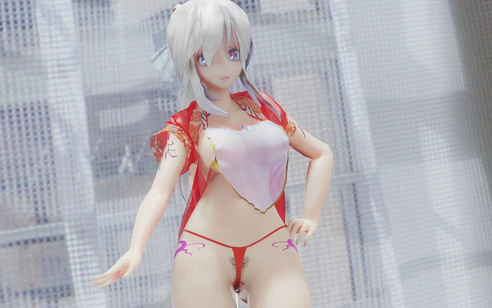 MikuMotion: [mmd] slabý zvuk dobrou noc polibek těhotenství erotický hanfu břicho...