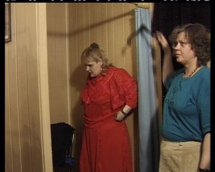 Deutsche Madchen: Chubby German Lady Tries Her Dress and Shows It to...