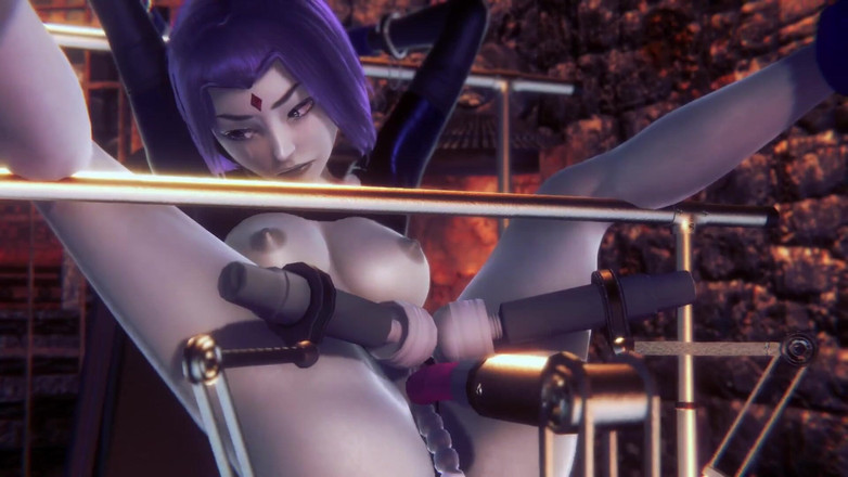 Wraith ward: एक सेक्स मशीन पर रेवेन । Titans Porn