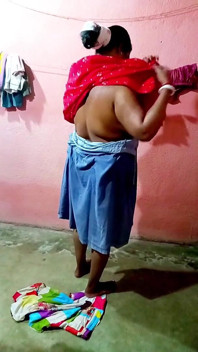 Saree Dropping After Bath Sfw