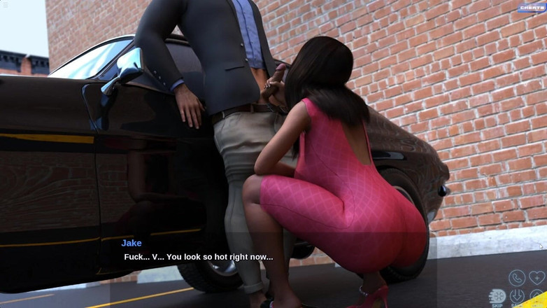 Future Money Man: Jake hat spaß mit veronica im öffentlichen ort