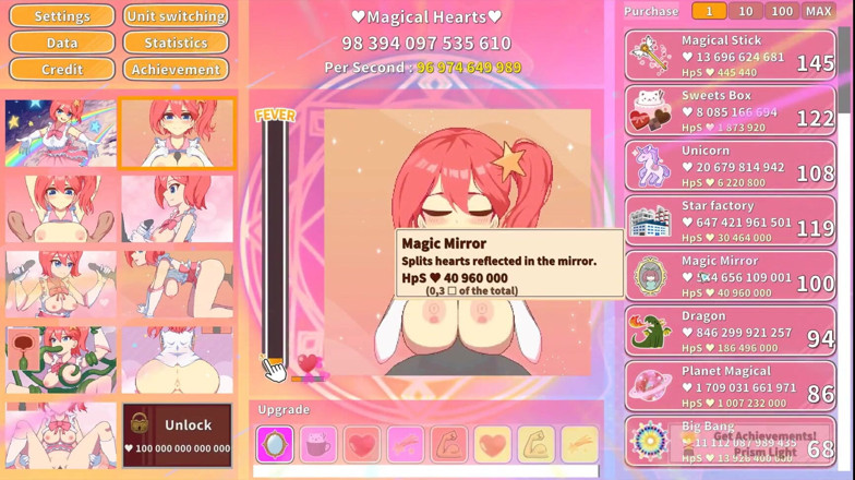 Cumming Gaming: Magical Girl Clicker Hentai Game Creampie and Squirting Gangbang for...
