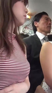 Crowded Bus Chaos, Her Lifted Miniskirt and Tight Curves Drive Every Passenger Wild - P7