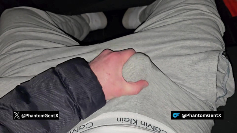 PhantomGentX: German Boy with Precum in Gray Ck Jerks off in...