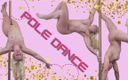 Michellexm: Sexy milf nude pole dance increadible strength