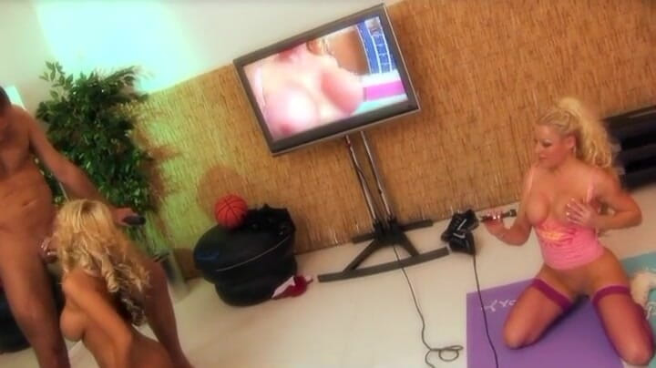 CBD Media: Two gorgeous fitness models with big tits got fucked by...