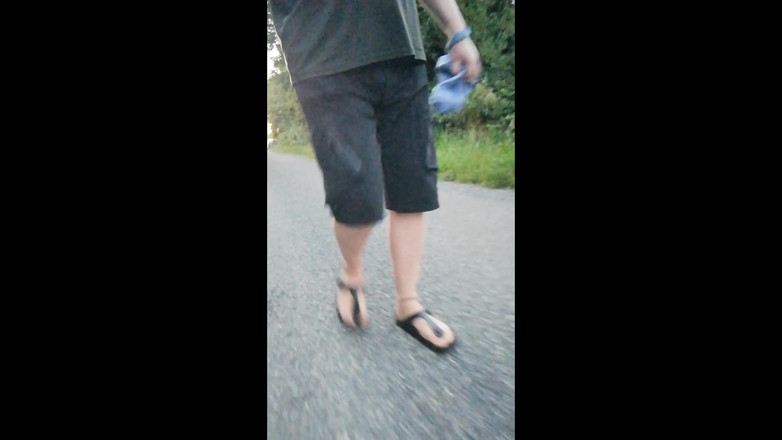 Carmen_Nylonjunge: 아침에 버켄스톡의 나일론 발을 가지고 나가기