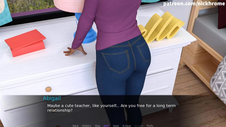 Visual Novels: Jururawat kembali ke keseronokan - bahagian 123 - menunjuk punggungnya