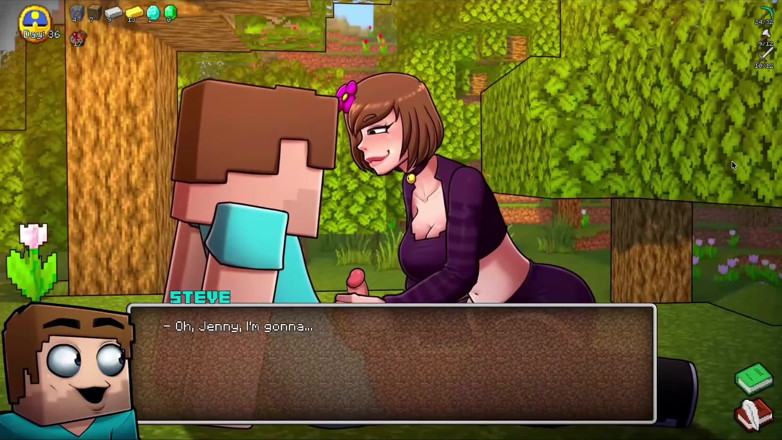 Alita: Hornycraft Minecraft Parody - Steve Gets Sloppy Handjob From Jenny for...
