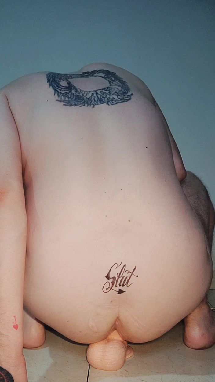 SlutClosetedfag: Plugs and Huge Dildo