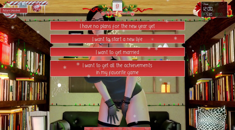 Cumming Gaming: Unbegrenztes Weihnachtsfest [Weihnachts-Hentai-pornospiel], ep.7. Sie fingert ihren lehrer in den engen...