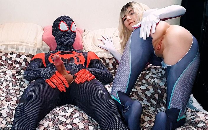 Webtolove: Sexy Spider-Man Multiverse: Miles Morales passionately fucked Gwen Stacy and...