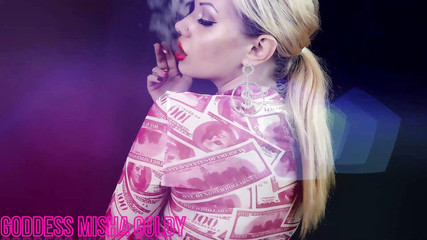 Goddess Misha Goldy: Nu te poți opri din masturbare și peste buzele mele roșii...