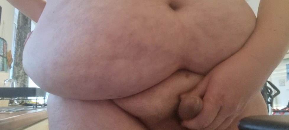 Big man: Sega e sperma in cucina