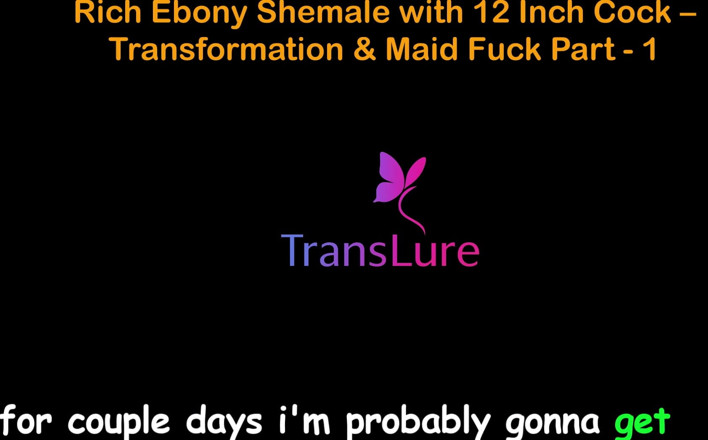 TransLure: English Audio Sex Story Rich Ebony Shemale with 12 Inch Cock -...
