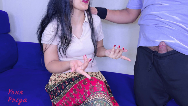 Your Priya: Stepbro Missed His Charger and Get Stepsis Pussy Fucking to...