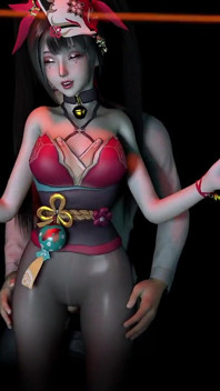 3D Horny Slut Cosplay Whore Have Footjob Sex