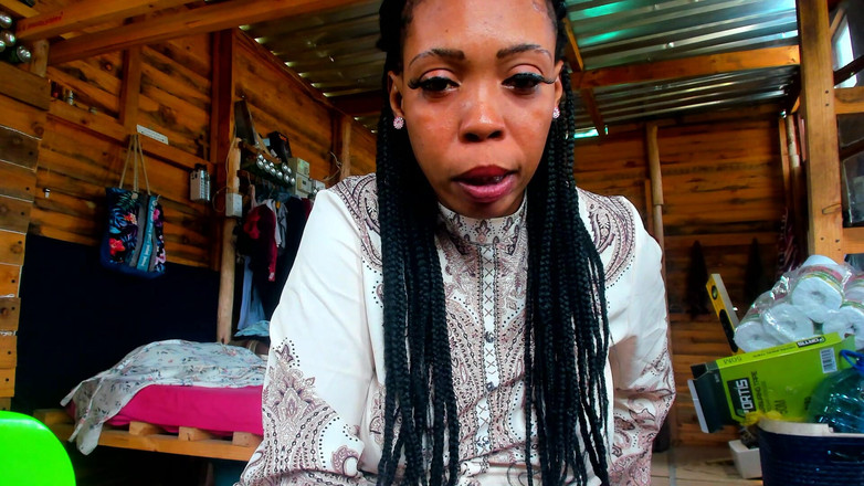 AnalEbony: Freche königin mit rollenspielen