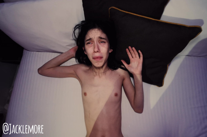 Jacklemore: 19yr Slim Katie Creampie Fill Orgasm Fuck in a Hotel