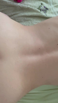 Take my first DP with big dildo and anal cock
