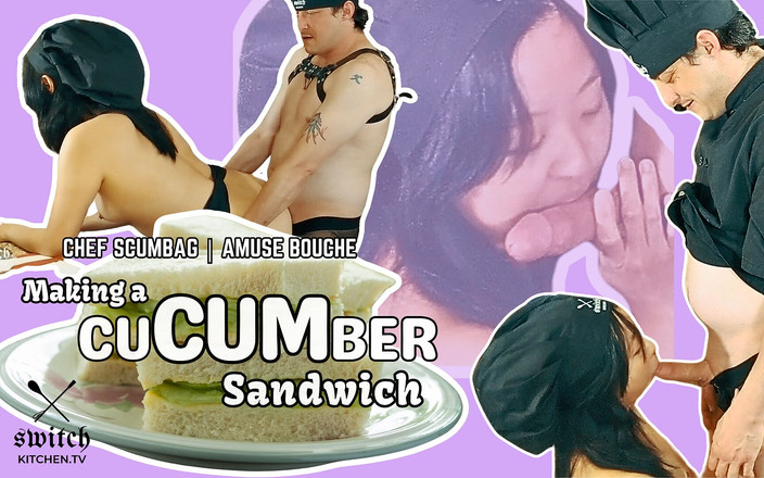 Switch Kitchen: Chef scumbag membuat sandwich timun dengan Chef Sous Korea