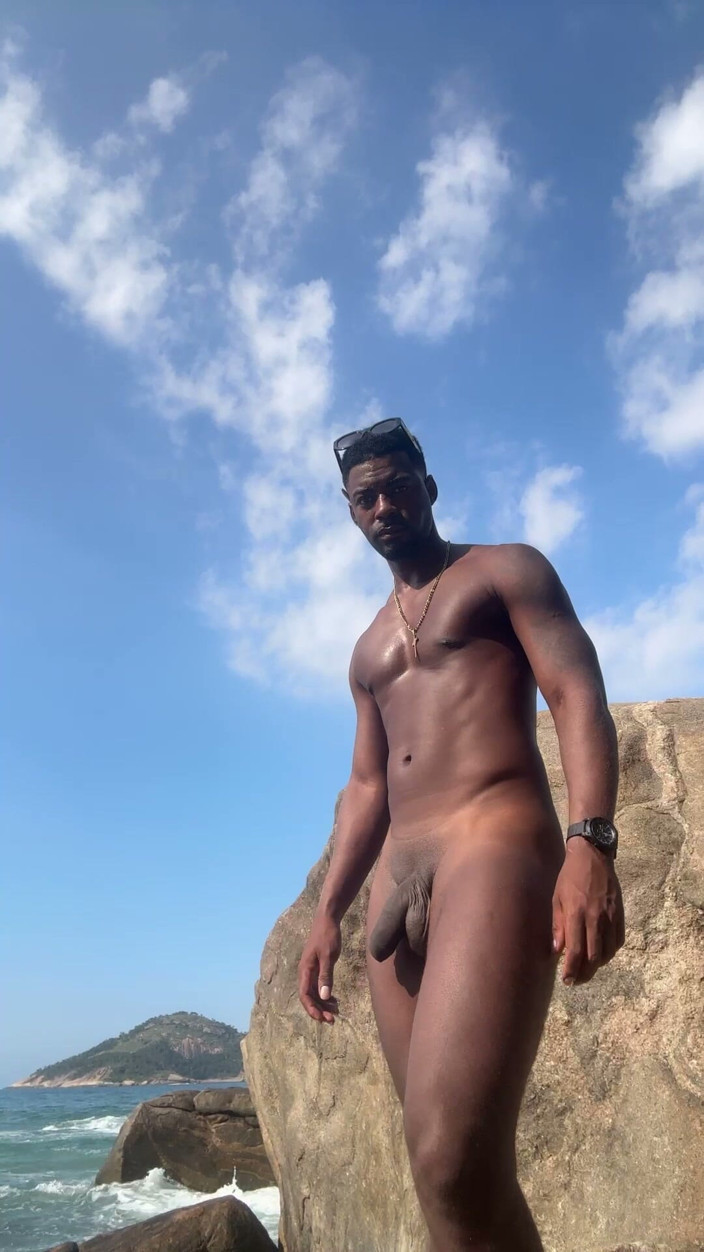 Marlon Costa Official: Sikanie na plażę BBC twardy kutas