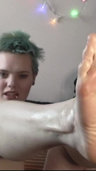 First Footjob From Your Partner, Ezra Faith!