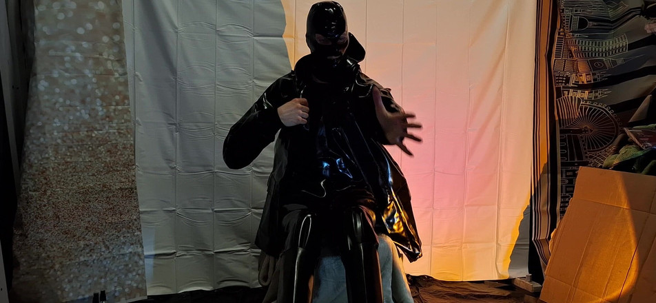 Dreamofevolution: Farmerrain regenbekleidung und latexmaske