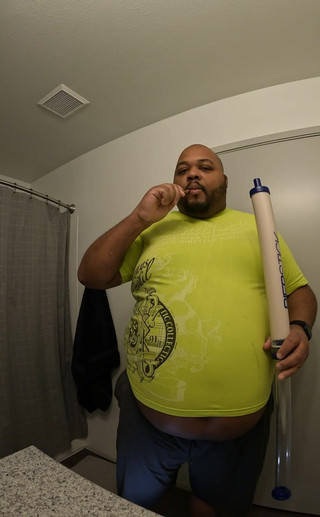 Blkhole420: Bierstick chug teil 4 und gewicht rein