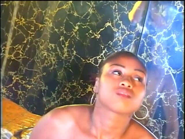 Hot and Wet: Black man eats a beautiful black girl's hairy pussy