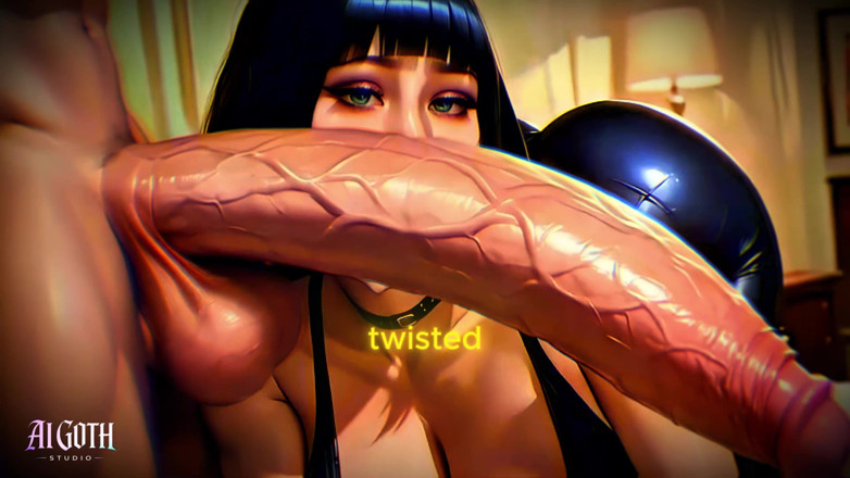 AI Visuals X: Goth Girl's Darkest Size Fantasy (ASMR Visuals)