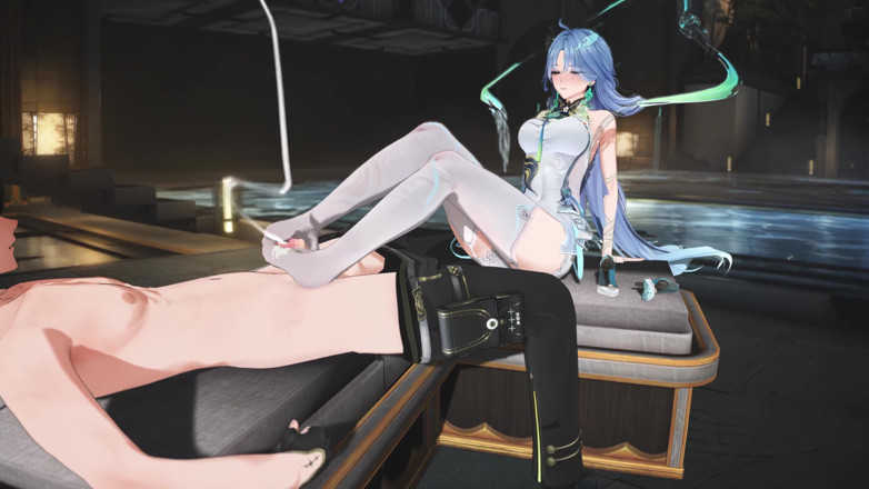 NSFWOtaku: Wuthering Waves - Qingxiao Passionate Sex Scene - 3D Hentai Animations